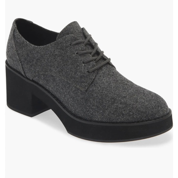 Eileen Fisher Shoes - *NEW* Eileen Fisher Womens Size 11M Judd Derby in Graphite Herringbone B101